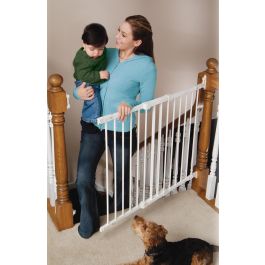 KidCo Angle Mount Safeway Wall Mounted Baby Safety Gate White (G2100)