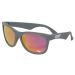 Babiators Navigator Sunglasses Aces Galactic Gray Pink Lenses studio angled view