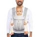 Ergobaby Omni Breeze Baby Carrier Pearl Grey used in forward facing postion by man