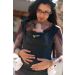 Boba Air Black Travel Baby Carrier used to carry small baby