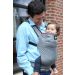 Boba Air Compact Baby Carrier Grey used by father to carry his daughter