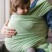 Toddlers love the Boba Wrap Bamboo Nile Green Stretchy Wrap