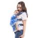 Boba X Baby & Toddler Carrier Shibori baby resting on mother