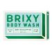 Brixy Body Wash Bar Mint Eucalyptus 4oz Front View