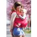 Love Radius Basic Baby Stretchy Wrap Fluo Pink with baby outdoors