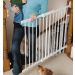 Kidco G2100 Angle Mount Safeway Wall Mounted Safety Gate White Close up view