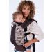 Kinderpack Carrier Coffee Talk with Koolnit used by to frontcarry toddler