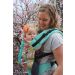 Kinderpack Carrier Lotus with Koolnit used to front carry baby