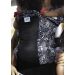 Kinderpack Monochrome Bubbles Carrier with Koolnit used to front carry a toddler