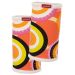 A pair of manduca Limited Edition Circadelic Sun fumbee teething pads
