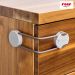 Reer DesignLine Multi-Purpose Childproof Lock Taupe (72017) used to secure a drawer