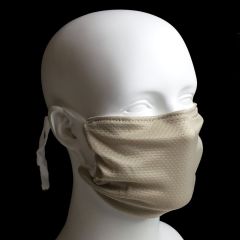 Breathe Healthy Reusable Haze Mask Honeycomb Beige - Child Size