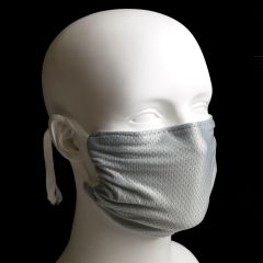 Breathe Healthy Reusable Haze Mask Honeycomb Silver - Regular Adult Size