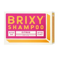 Brixy Shampoo Bar Citrus 4oz Front View