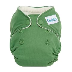 Grovia Newborn AIO Cloth Diaper Basil