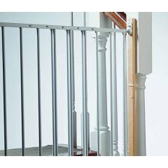 Kidco K100 Gate Installation Kit used with a stairway banister