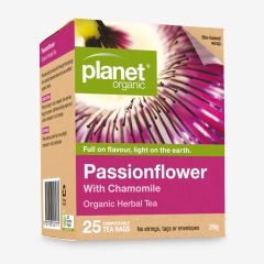 Planet Organic Passionflower with Chamomile Herbal Tea Blend (25 bags)
