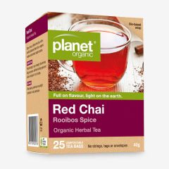 Planet Organic Red Chai Herbal Tea Blend (25 bags)