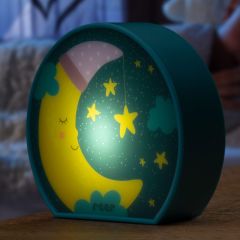 Reer MyBabyLight Moon Night Light provides soothing lights for sleep time