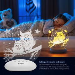 Reer ColourLumy LED Table Night Light - Owl