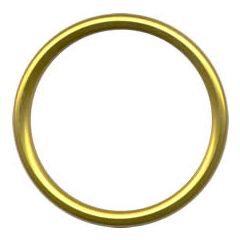 Sling Rings Aluminium Sling Ring Large Gold