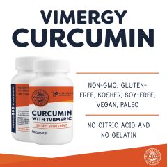 Vimergy Curcumin with Turmeric 90 Capsules front view