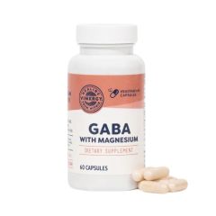 Vimergy GABA with Magnesium 60 Capsules Front View