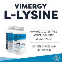 Vimergy L-Lysine 270 Capsules Overview