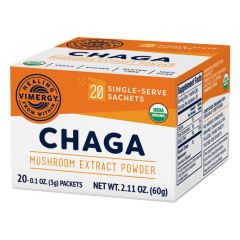 Vimergy Organic Chaga Mushroom Box 20 Sachets front view