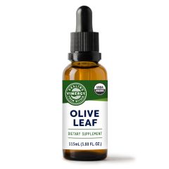 Vimergy Organic Olive Leaf 115mL front view