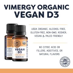 Vimergy Organic Vegan D3 15mL front view