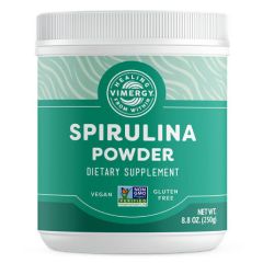 Vimergy USA Grown Spirulina Powder 250g front view