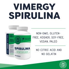 Vimergy USA Spirulina 180 Capsules Overview