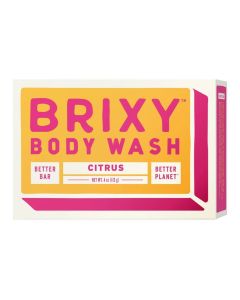 Brixy Body Wash Bar Citrus 4oz Front View
