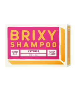 Brixy Shampoo Bar Citrus 4oz Front View