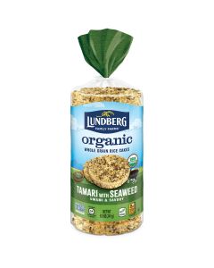 Lundberg Organic Tamari with Seaweed Rice Cakes 241g