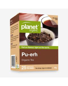 Planet Organic Pu-erh Organic Tea (25 bags)
