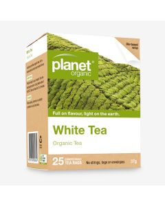 Planet Organic White Organic Tea (25 bags)
