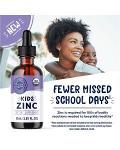Vimergy Kids Organic Liquid Zinc Highlights