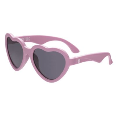 Babiators Hearts Sunglasses I Pink I Love You studio angled view