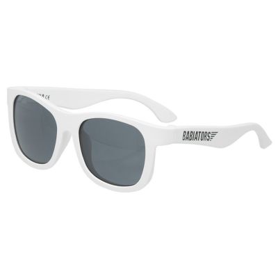 Babiators Navigator Sunglasses Original White Classic (3-5yrs)