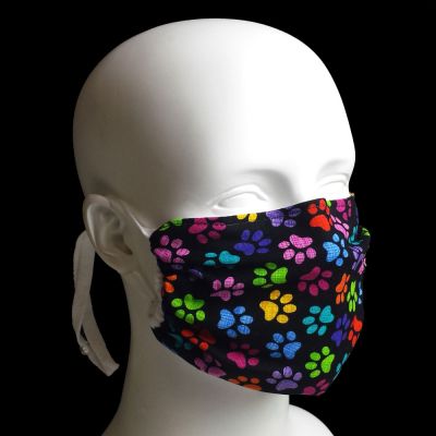 Breathe Healthy Reusable Haze Mask Colorful Paws2 - Regular Adult Size