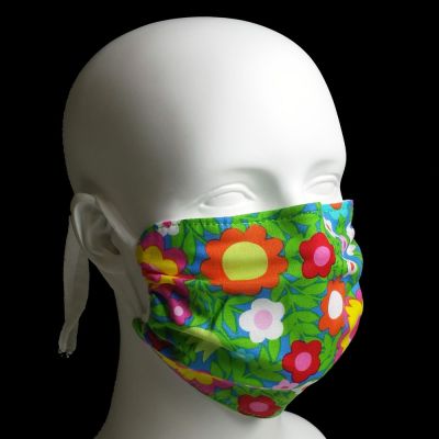 Breathe Healthy Reusable Haze Mask Floral Medallions - Regular Adult Size