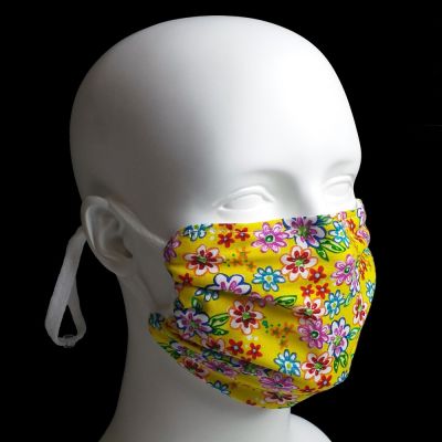 Breathe Healthy Reusable Haze Mask Mini Flowers - Regular Adult Size