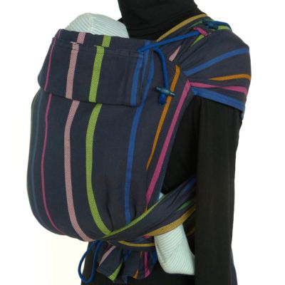 Didymos DidyTai Wrap Conversion Mei Tai Baby Carrier Lisa on mannequin side view