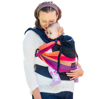Emeibaby Organic Hybrid Soft Structured Wrap Conversion Carrier Bunt used to carry baby