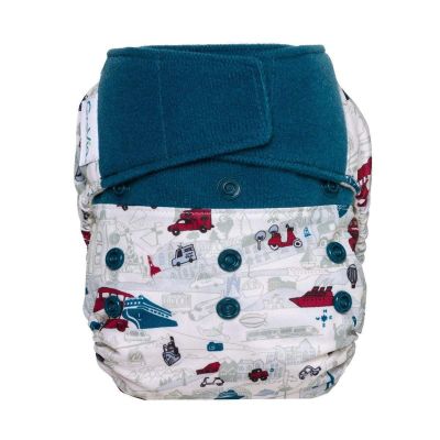 Grovia AI2 Hybrid Reusable Diaper Shell with hook loop closure Have Baby Will Travel