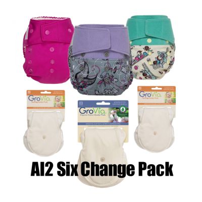 Grovia AI2 Diaper Bundle 6 Change Set