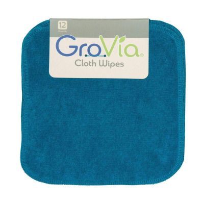 Grovia Abalone Cloth Wipes 12pcs Plain