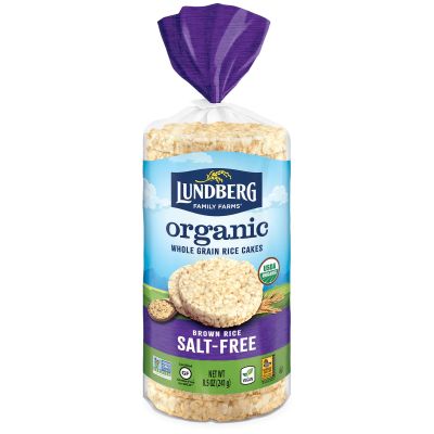 Lundberg Organic Brown Rice Cakes Salt Free 241g
